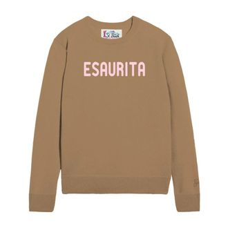 MC2 Saint Barth NEW Queen Sweatshirt - Dames - Ronde hals truien - Beige - S - Truien & Vesten