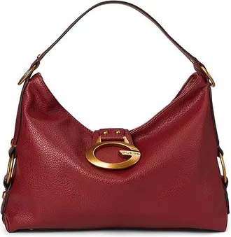 Guess Camden Shoulder Bag Womens Handbags Red, Leather