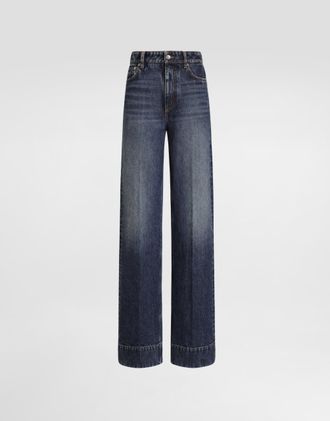 Dolce & Gabbana 5-pocket Denim Trousers - Woman Denim And Jeans Multi-colored 36