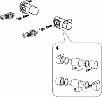 Roca Roca - Ai0016800r Carmen Kit De Bisagras Ca&iacute;da Amortiguada Cromo - Ref: Ai0016800r