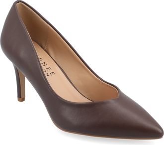 Journee Collection Collection Womens Wide Width SuperNatural Tru Comfort Foam Gabriella Pumps Cool Shades