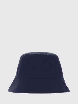 Veilance Cappello bucket in nylon blu con tesa di media larghezza