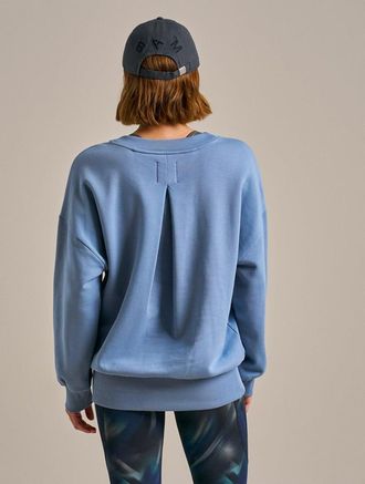 BAM Longline Pleated Back Sweatshirt - Medium
