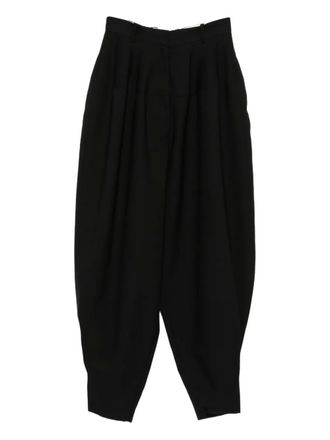 Viktor & Rolf pleated baloon trousers - women - Wool - S - Black