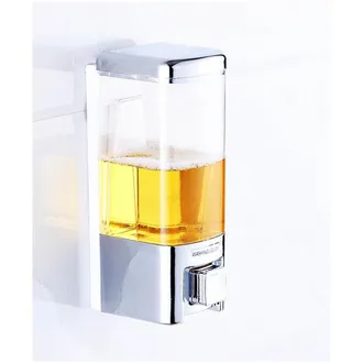 Trade Shop Trade Shop - Dispenser Erogatore Per Sapone Liquido Contenitore A Muro Casa Hotel 500 Ml