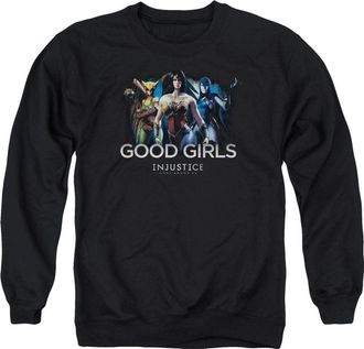 Gildan Injustice Gods Among Us Good Girls Adult Crewneck Sweatshirt