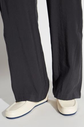 Jil Sander Lace Up Leather Shoes, Womens, Cream