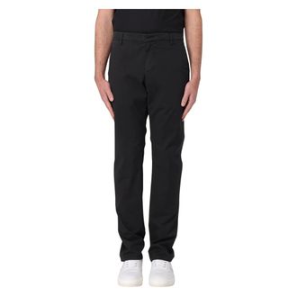 Dondup Slim-fit Trousers, male, Black, W29, Slim Fit Gaubert Trousers