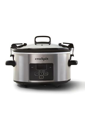 Crock-pot Programmable 4-Quart Cook & Carry Slow Cooker in Stainless Steel at Nordstrom
