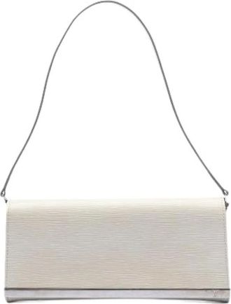 Louis Vuitton Pre-owned Shoulder Bags, female, Beige, Size: ONE SIZE Pre-owned Vintage Shoulder Bag