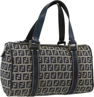 Fendi Pre-owned Handbags, female, Blue, Size: ONE SIZE Pre-owned Vintage Hand Bag