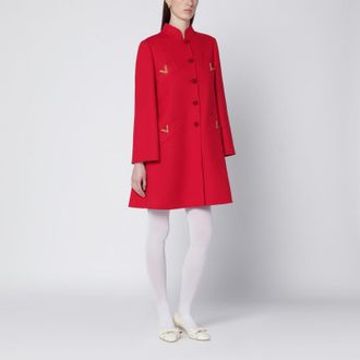 Valentino Red wool and cashmere coat
