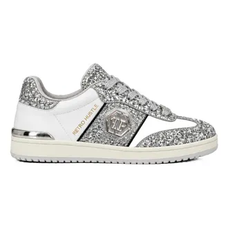 Philipp Plein Zapatillas de ca&ntilde;a baja Glitter - Shoes - Mujer - Multicolor - 37 EU