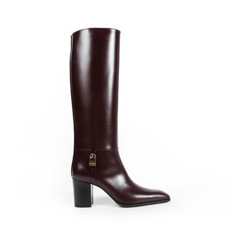 Saint Laurent Julia Boots in Leather