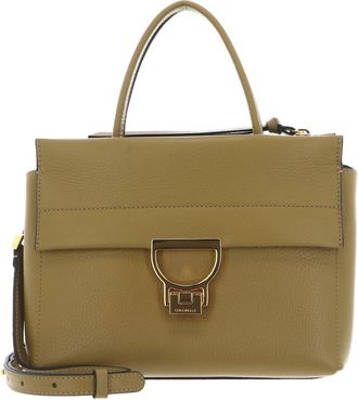 Coccinelle cross body bag Arlettis Handbag Grained Leather Seagrass khaki