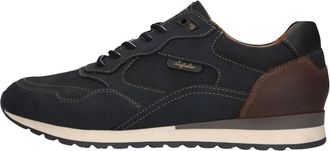 Australian Footware Fabian Sneaker - Heren - Schoenen - Blauw - Maat: 44 EU Leer