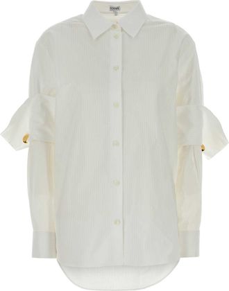 Loewe Womens White Cotton Shirt - Size EU 38 (Womens)