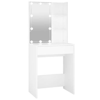 vidaXL Tocador Con Led Blanco 60x40x140 Cm Vidaxl