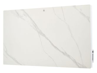 Purline Emisor Termico Con Frontal Ceramico Acabado Tipo Marmol Blanco - 1000