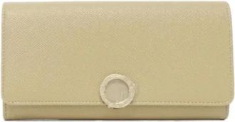 Bulgari Pre-owned Wallets, female, Beige, Size: ONE SIZE Pre-owned Leather wallets