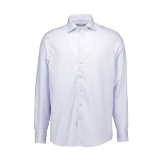 John Miller lange mouw overhemden lichtblauw - Heren - Casual Overhemden - Blauw - 5XL - Overhemden