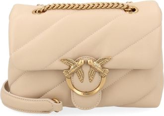 Pinko Neutrals Love Puff Quilted Bag