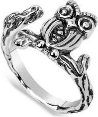 Samuel B. Sterling Silver Owl Ring at Nordstrom Rack, Size 6