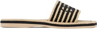 Chlo&eacute; Sand Sabot - Dames - Sandalen - Beige - 37 EU - Katoen - Schoenen
