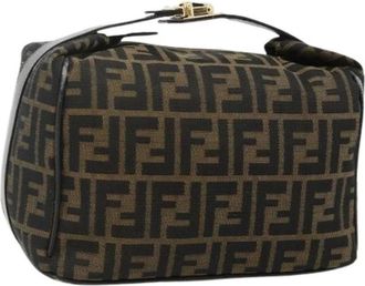 Fendi Pre-owned Mini Bags, female, Brown, Size: ONE SIZE Pre-owned Mini Pouch