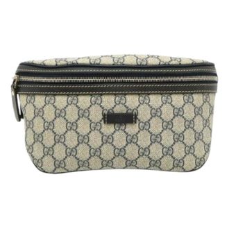 Gucci Pre-owned Belt Bags, female, Beige, Size: ONE SIZE Pre-owned GG Imprime Coated Canvas Waist Bag