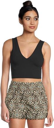 Free People Movement Never Better Crop Cami Womens Workout Black : LG (Womens 12), Elastane/Nylon