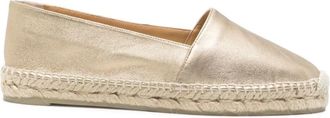 Castaner Kenda Flat Espadrille - Dames - Espadrilles - Geel - 37 EU - Leer - Schoenen