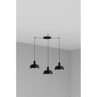 Faro Barcelona Tatawin S 3l Colgante Cristal Negro