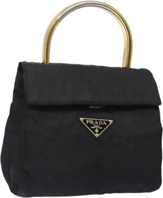 Prada Pre-owned Nylon handbags - Dames - Vintage Handtas - Zwart - ONE Size - Nylon - Vintage