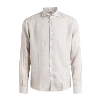 Gran Sasso Casual Shirts, male, Beige, Size: XL Camicia