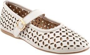 Bueno Kehlani Mary Jane Flat in Ice White at Nordstrom Rack, Size 10.5-11Us / 42Eu