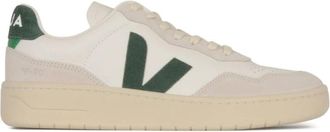 Veja V-90 Leather - Heren - Sneakers - Veelkleurig - 42 EU - Katoen - Schoenen