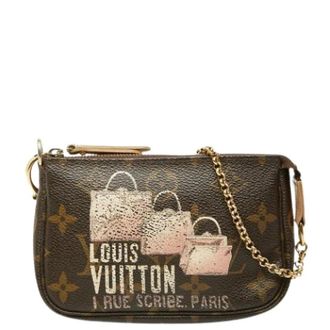 Louis Vuitton Pre-owned Mini Bags, female, Brown, Size: ONE SIZE Pre-owned Mini Pochette