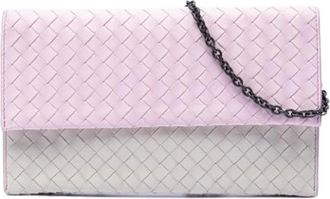 Bottega Veneta Pre-owned Wallet on Chain - - Pre-owned - Donna - Rosa - ONE SIZE
