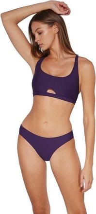 Sunsets Brandi Bralette Bikini Swimsuit Top in Paradise Plum at Nordstrom, Size 3X-Large