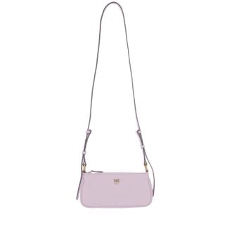 Pinko Mini Half Moon Baguette Leather Bag