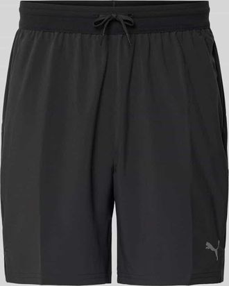 Puma Shorts mit elastischem Bund und Logo in Black, Gr&ouml;&szlig;e M