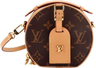 Louis Vuitton Brown Monogram Canvas Mini Boite Chapeau (Authentic Pre-Loved)