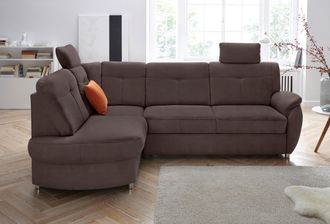 Sit&more Ecksofa »Sonoma L-Form« wahlweise mit Bettfunktion und Bettkasten