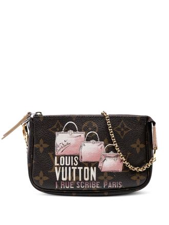 Louis Vuitton 2010 Monogram Affiche Mini Pochette Accessoires handbag - women - Fabric - One Size - Brown