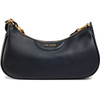 Ted Baker Womens ESSIY-Webbing Leather Crossbody Bag, Black, O/S