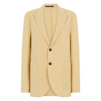 Slowear Blazers, male, Beige, Size: XL Cotton Blazer