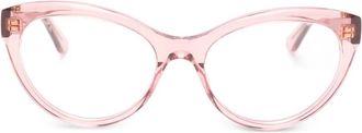 Chlo&eacute; Bril met cat-eye montuur - Roze