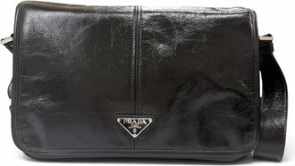 Prada Black Leather Shoulder Bag (Pre-Owned)