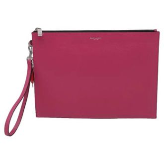Saint Laurent Pre-owned Tablet Holder - Dames - Pre-owned - Roze - Maat: ONE Size Leer